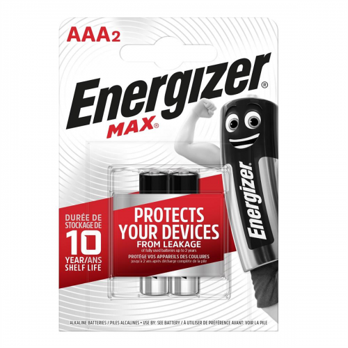 Energizer Alkalin Max AAA İnce Kalem Pil 2'li Paket