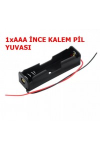 IC-233B-1 PİL TEKLİ AAA İNCE KALEM PİL YUVASI