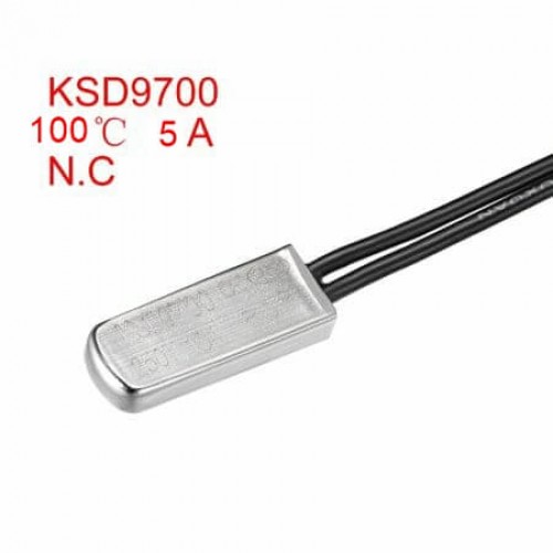 100˚C DERECE TERMİK FUSE KABLOLU 100 METAL TERMOSTAT 5A KSD9700