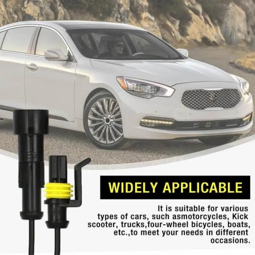 1 PİN KABLOLU SU GEÇİRMEZ ARAÇ ELEKTRİK SÖKETİ SÜPER SEAL KONNEKTÖRÜ (WATERPROOF)