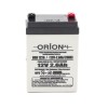 Orion 12V 2.6Ah Bakımsız Kuru Akü