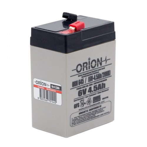 Orion 6V 4.5Ah Bakımsız Kuru Akü