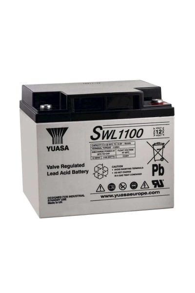 Yuasa SWL1100 12V 40Ah Bakımsız Kuru Akü