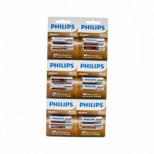 Philips Alkalin Lasting power AA Kalem Pil 12'li Kartela