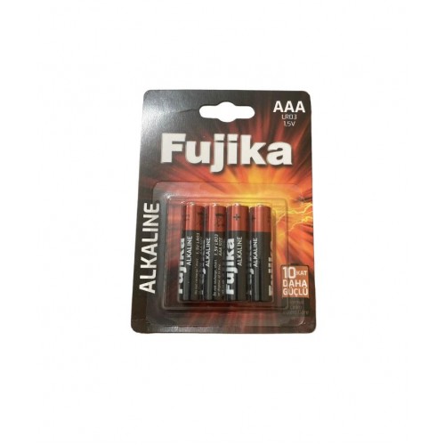 Fujika LR3 AAA Alkalin İnce Kalem Pil 4'lü Paket