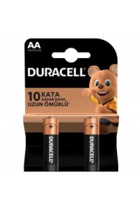 Duracell LR6/MN1500 Alkalin AA Kalem Pil 2'li Paket Duracell LR6/MN1500 Alkalin AA Kalem Pil 2'li Paket