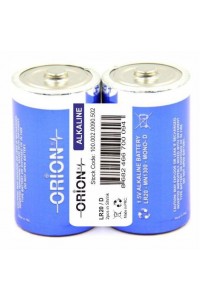 Orion LR20 D Büyük Boy Kalın Alkalin Pil - 2'li Shrink