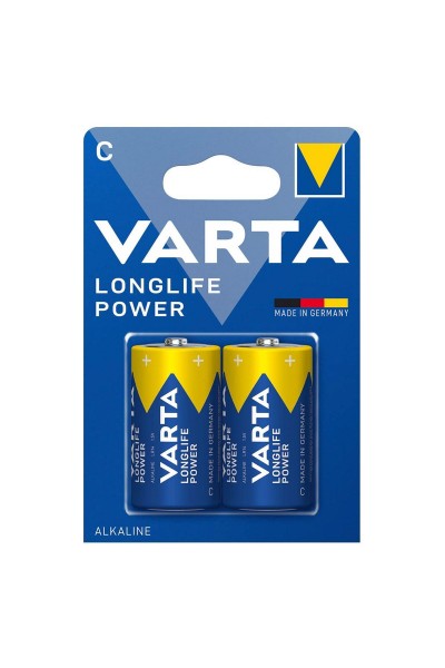 Varta 4914 Longlife Power Alkalin C Orta Boy Pil 2'li Paket