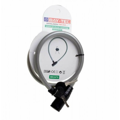Baytec Bisiklet Kilidi 80cmX12mX3m+9m MK2470 6538