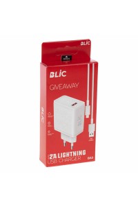 Acl Blic Şarj Aleti Ev USB Lightning 2.1A 1mt BA3 7981