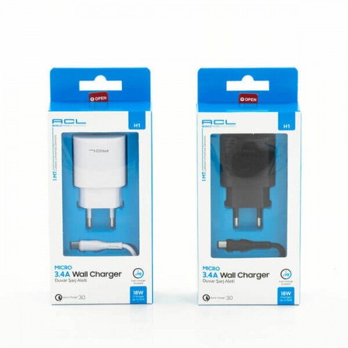 Acl Şarj 3.4A Micro 18W H1 2740