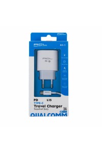 Acl Şarj Aleti Ev PD Type-C Ultra Hızlı 3A 25W AC-1 L15 5047