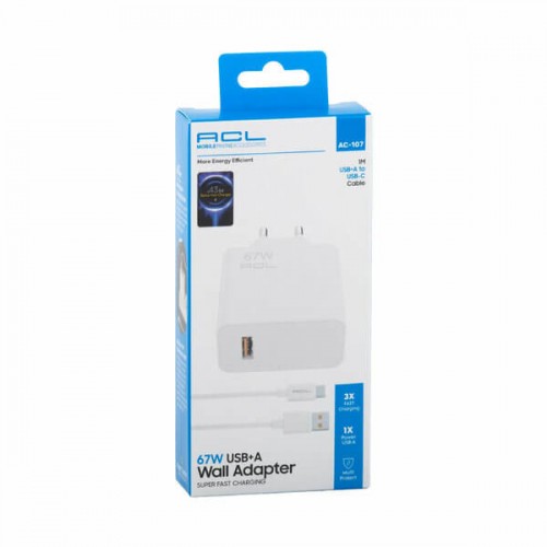 Acl Şarj Aleti Ev USB Type-C - 67W 1mt AC-107 1420