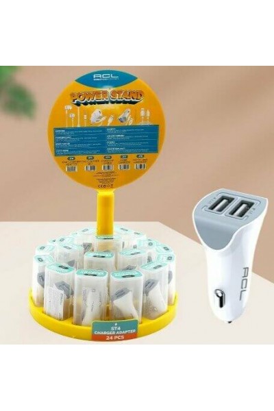 Acl Şarj Başlık Adaptör Araç USB 2A ST4 3098