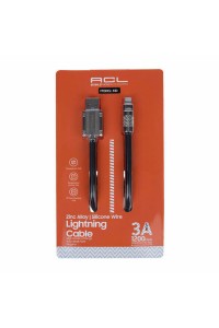 Acl Şarj Kablo USB Lightning 3A 1.2mt Silikon 61D 2978