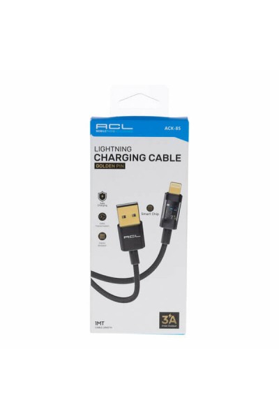 Acl Şarj Kablo USB Lightning 3A 1mt ACK-85 6830