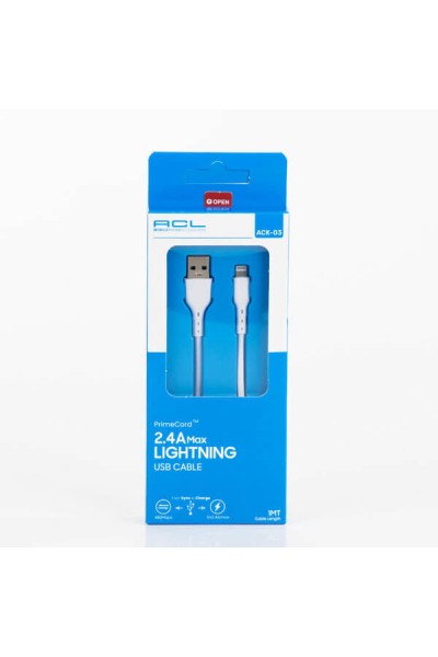 Acl Şarj Kablo USB Lightning İos 2A 1mt ACK-03 2119