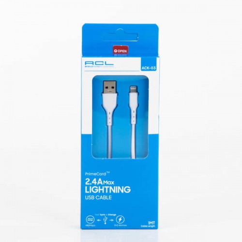 Acl Şarj Kablo USB Lightning İos 2A 1mt ACK-03 2119