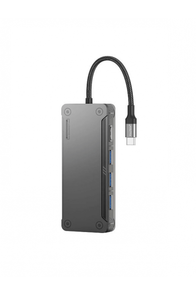 ELK-05768 - Fulltech FH3 6 in 1 Type-c to USB, HDMI, RJ45 Ethernet Hub Dönüştürücü