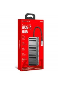 ELK-05769 - Fulltech Fh4 6in1 Type-C to Usb 3xUsb 1xHDMI Tf/Sd Kart Girişli Çoğaltıcı