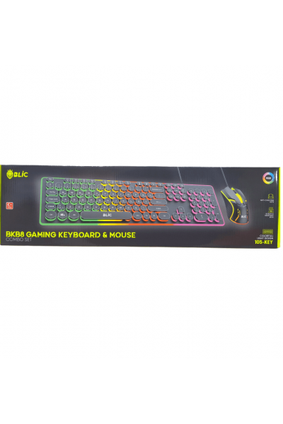 Blic Bkb-8 RGB Gaming Kablolu Klavye | Mouse Set