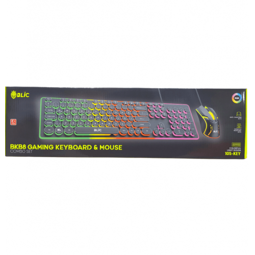 Blic Bkb-8 RGB Gaming Kablolu Klavye | Mouse Set