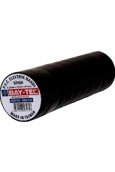 Baytec İzole Elektrik Bandı Siyah MK0750 5753 - 10 LU