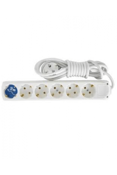 087902 - ALMERA 6 LI 5 MT TOPRAKLI PRİZ DÜZ