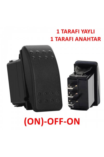 MR-134M-N6 MARİN SWITCH (ON)-OFF-ON 12-24V 3 BACAKLI LEDSİZ
