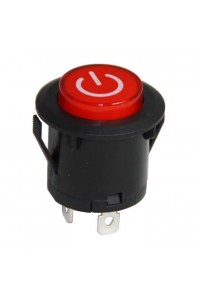 MR-180F 26MM KALICI ROCKER BUTON IŞIKLI ’’POWER’’