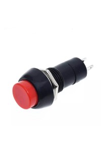 MR-185 12mm KIRMIZI KALMALI PLASTİK BUTON (PBS11A)