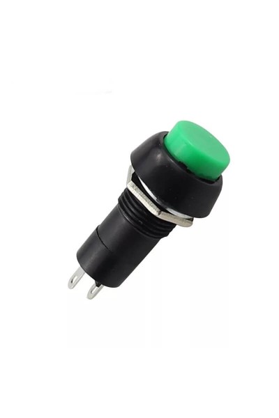 MR-185 12mm YEŞİL KALMALI PLASTİK BUTON (PBS11A)