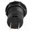MR-185D SİYAH PUSH BUTON PLASTİK KALICILI 12MM 2 BACAKLI