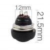 MR-184 12mm PUSH BUTON PLASTİK KIRMIZI ( PBS-33B )