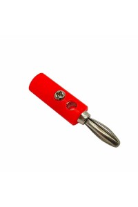 1 ADET 4mm KIRMIZI RENK BANAN JAK CX-02