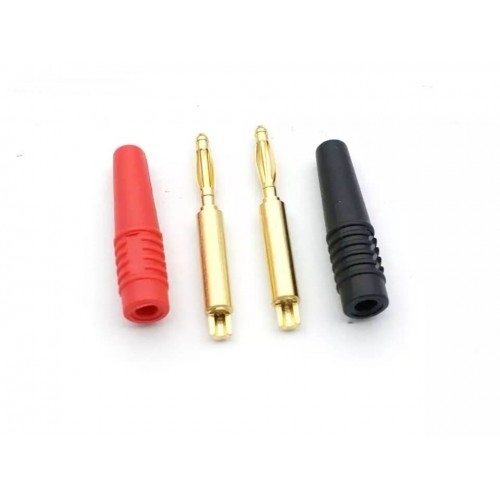 1 Takım Banan Jak 2mm CX-2067 Kırmızı - Siyah