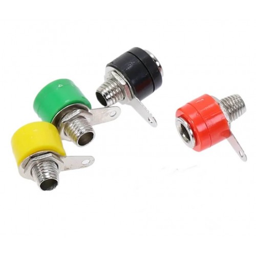 4 ADET RENKLİ 4MM KÜÇÜK BOY BORN KLEMENS