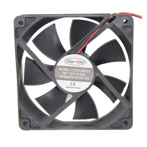12CM 120X120X25 DC FAN 12V 2 UÇLU
