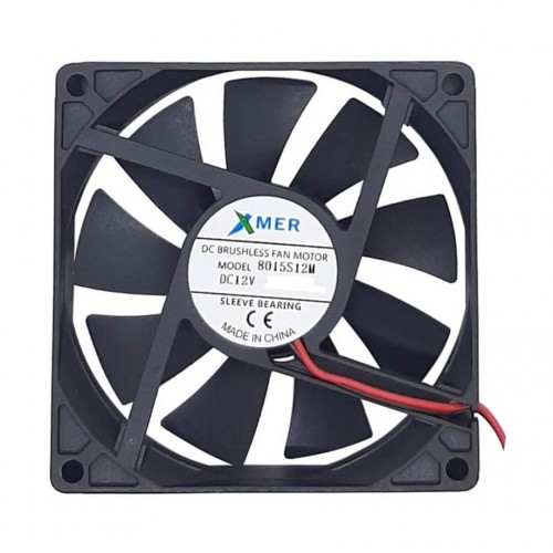 80X80X15mm 12V 0.13A 2P XMER FAN