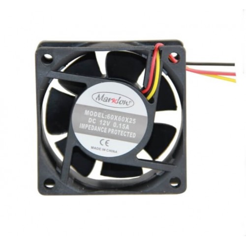 MARXLOW 60X60X25 DC FAN 12V 3P 0.15A