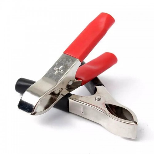 1 TAKIM AKÜ MAŞASI ORTA BOY 75mm (Siyah+Kırmızı)