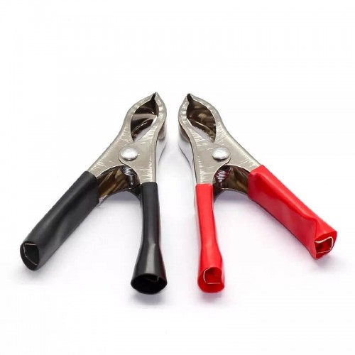 1 TAKIM AKÜ MAŞASI ORTA BOY 75mm (Siyah+Kırmızı)