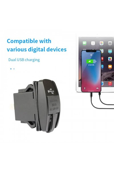 MARİN TİP 2 Lİ USB ŞARJ SÖKETİ 12-24V - 5V/3.1A