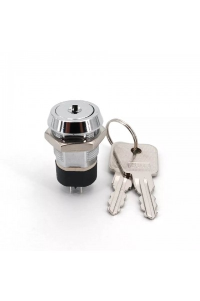 MR-195C 19MM ANAHTARLI SWITCH METAL ANAHTAR (0-1) 19mm