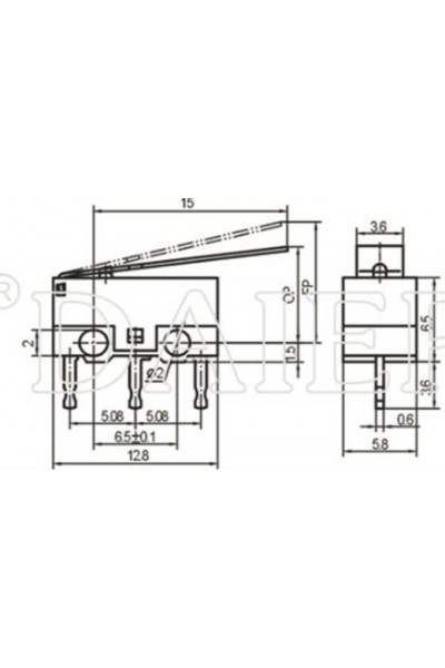 MR-162A MİNİ MICRO SWITCH UZUN PALETLİ