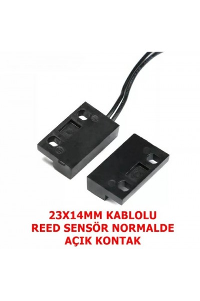 MR-228B 23X14MM KABLOLU REED SENSÖR NORMALDE AÇIK KONTAK