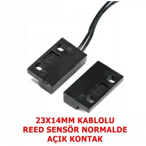 MR-228B 23X14MM KABLOLU REED SENSÖR NORMALDE AÇIK KONTAK