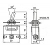 MR-152S 12MM TOGGLE SWITCH BÜYÜK BOY ON-OFF 3 BACAKLI VİDALI SWION 15A