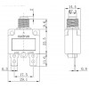 3 AMPER MARİN TERMİK ANAHTAR DEVRE KESİCİ YÜK RESETLİ SİGORTA 3A