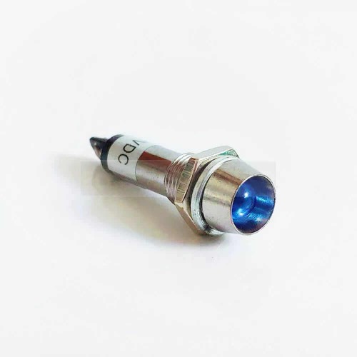 IC-225 SİNYAL LAMBASI 8 MM METAL LED LAMBA 220V MAVİ